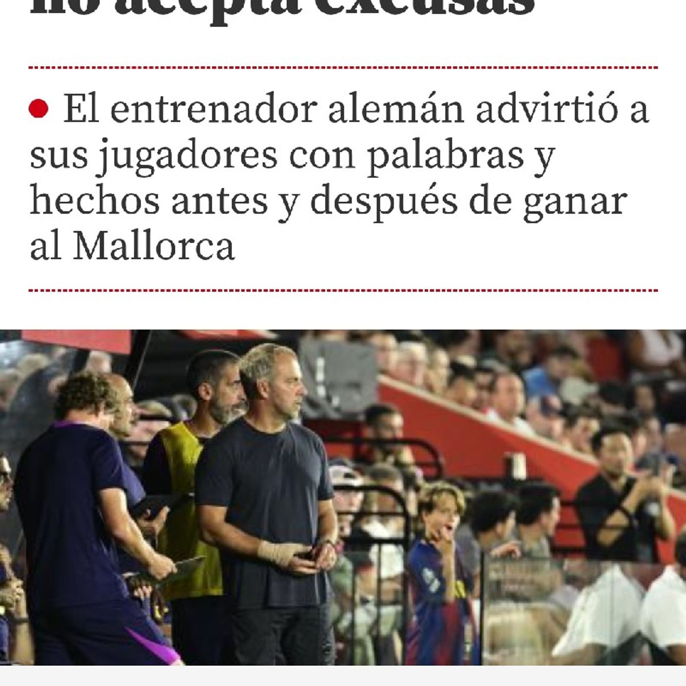 Mensaje positivo de Flick en rueda de prensa post partido: Bajaron la intensidad al 50% episode artwork