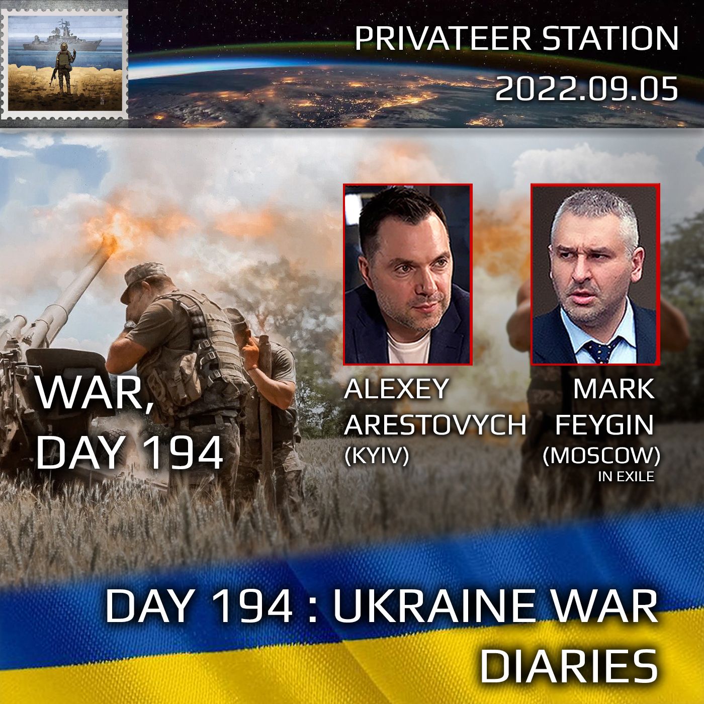 cover of episode War Day 194: Ukraine War Chronicles with Alexey Arestovych & Mark Feygin