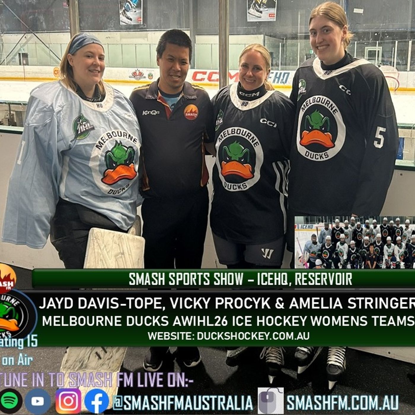 SSS15THYR: Melbourne Ducks (AWIHL26) Womens Ice Hockey Interviews 091225