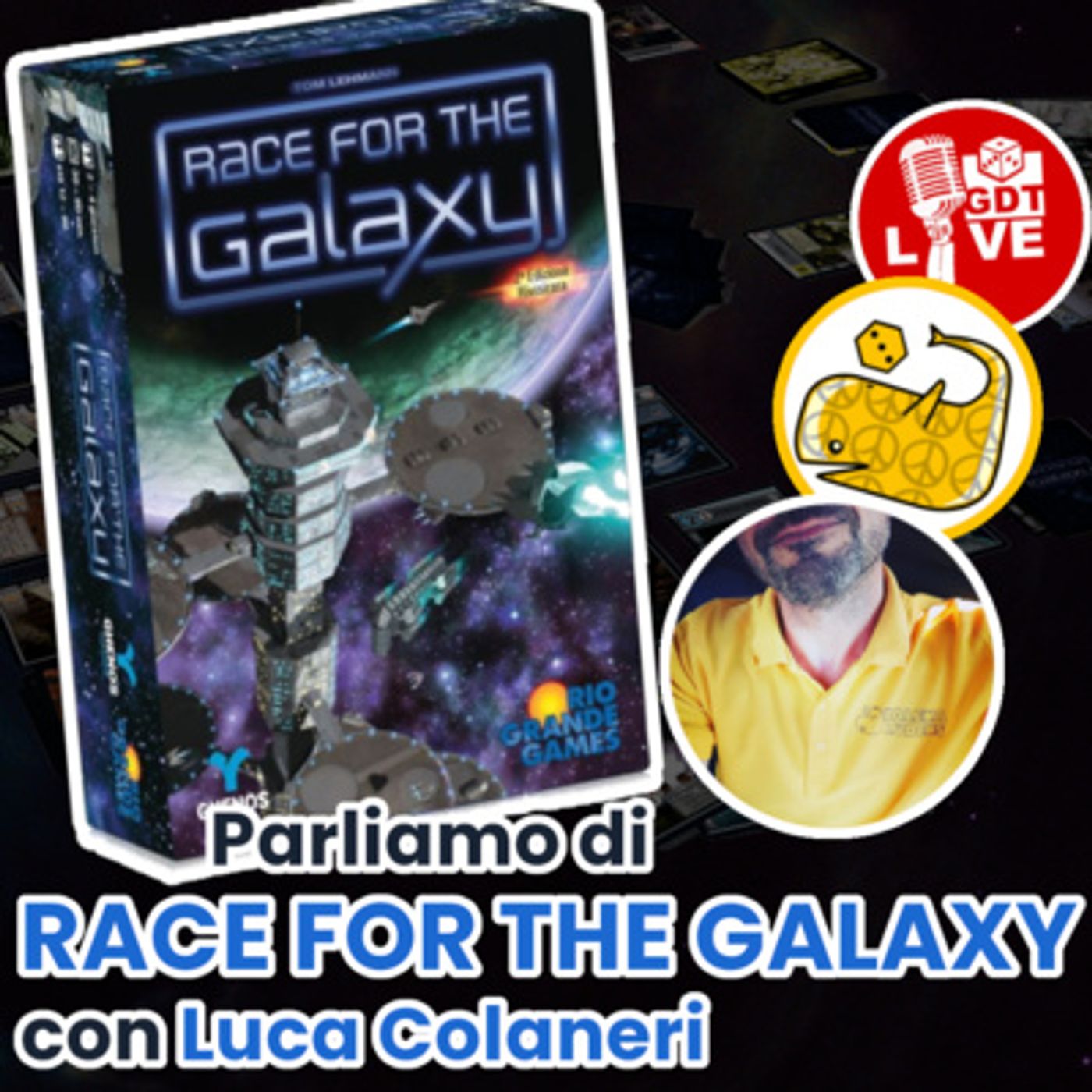 Race for the Galaxy - nuova edizione: con Luca Colaneri di Balena Ludens parliamo di questo caposaldo tra i giochi da tavolo e della sua sec episode artwork