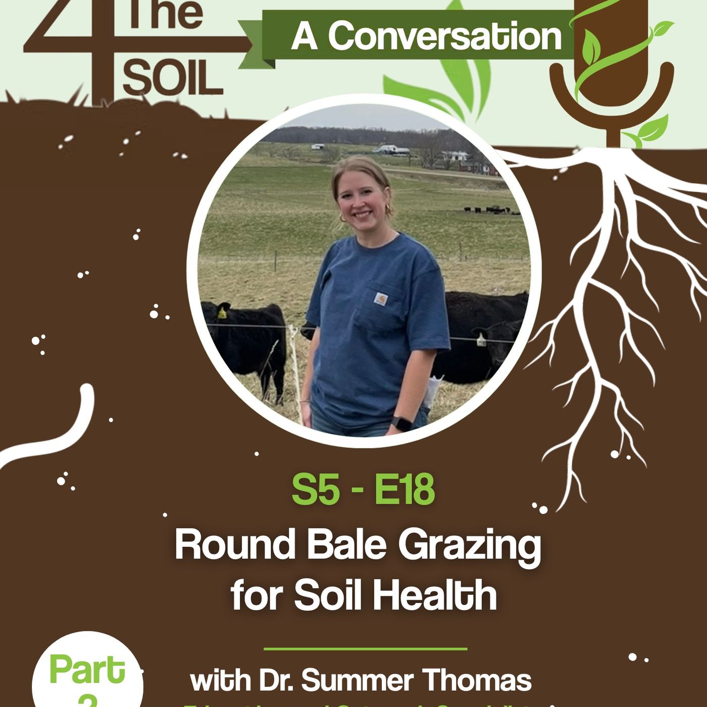 S5 - E18: Round Bale Grazing for Soil Health with Dr. Summer Thomas, Pt. II