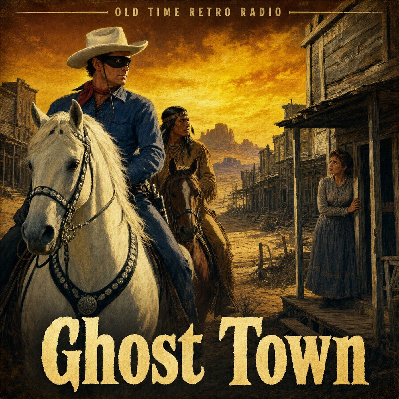 The Lone Ranger - "Ghost Town" (Old Time Radio, 1942) episode artwork