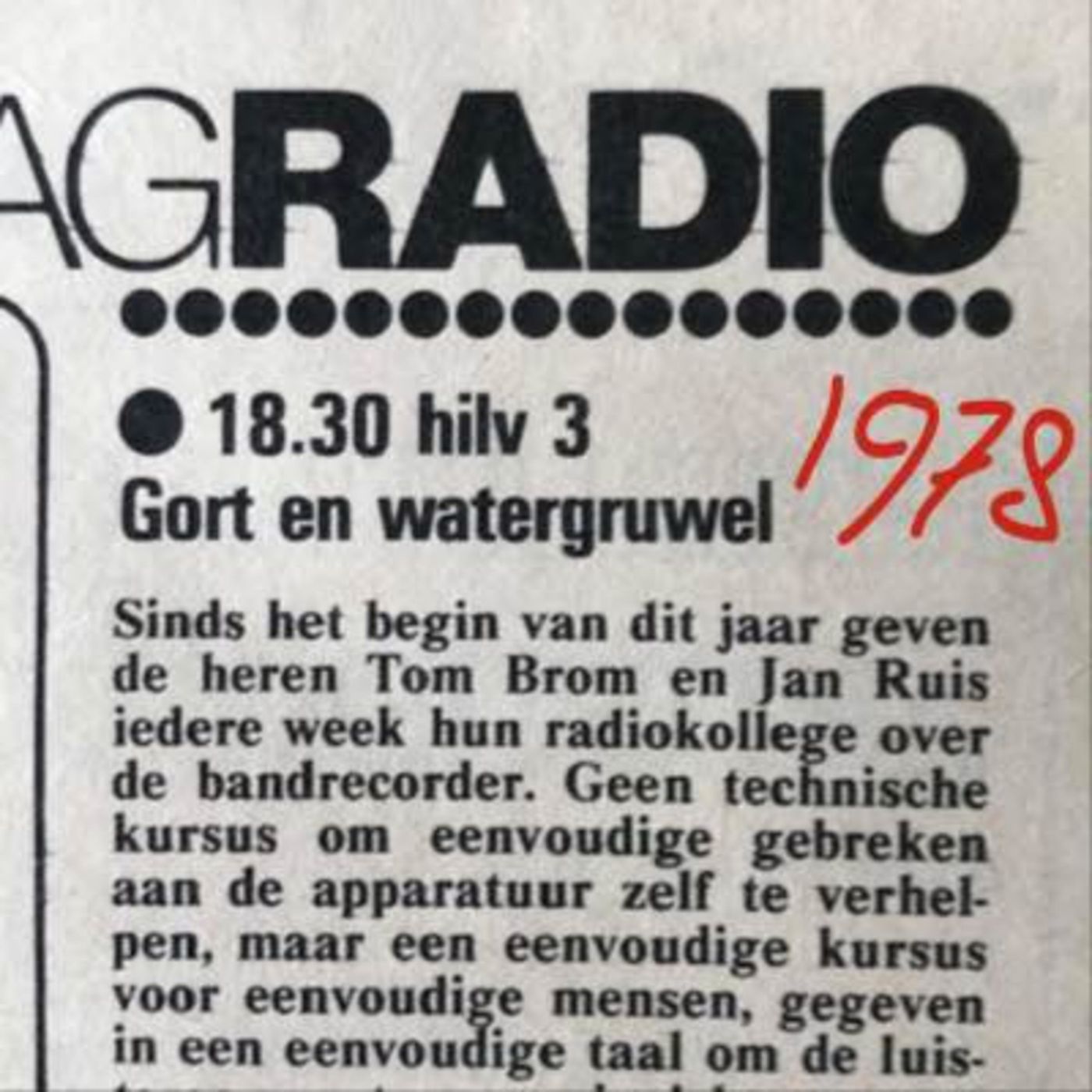 De Brom en Ruis Show cover art