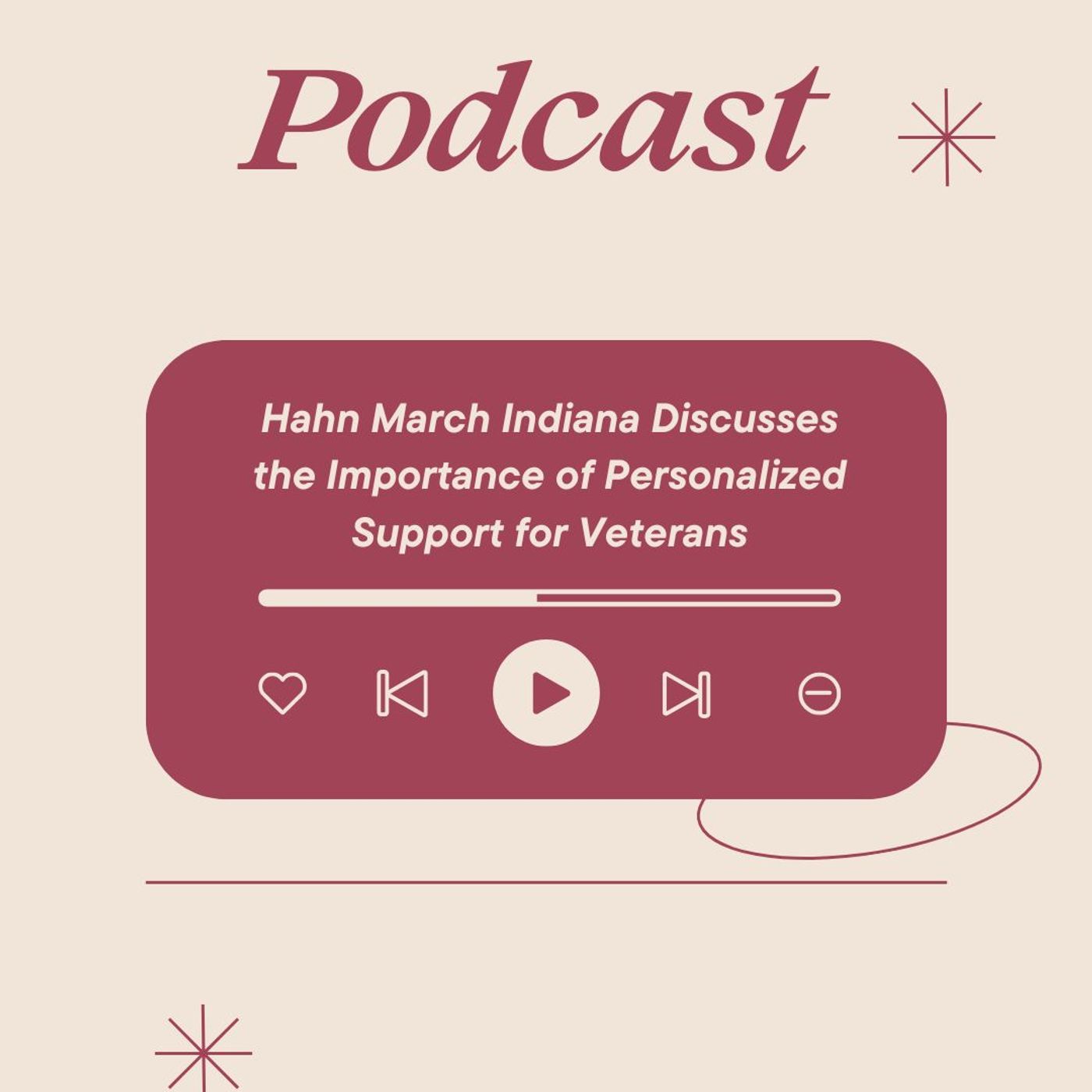 Hahn March Indiana Discusses the Importance of Personalized Support for Veterans