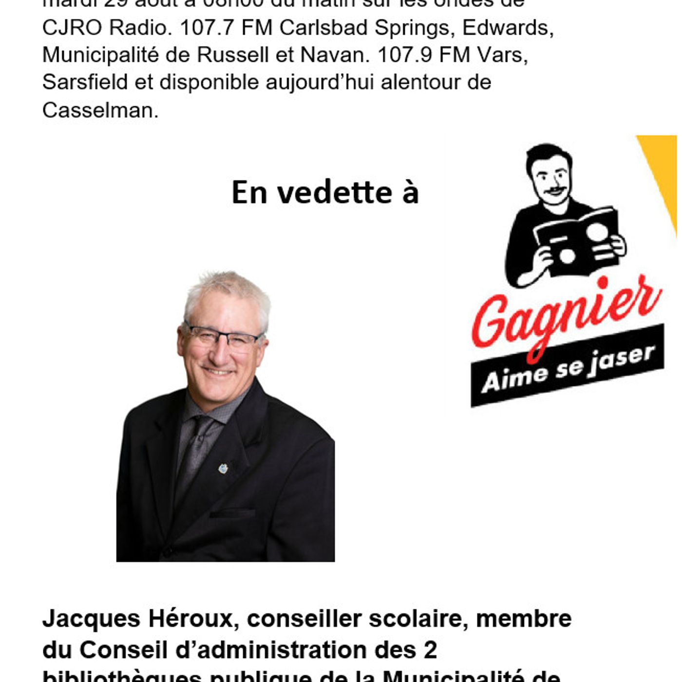 Gagnier Aime se jaser