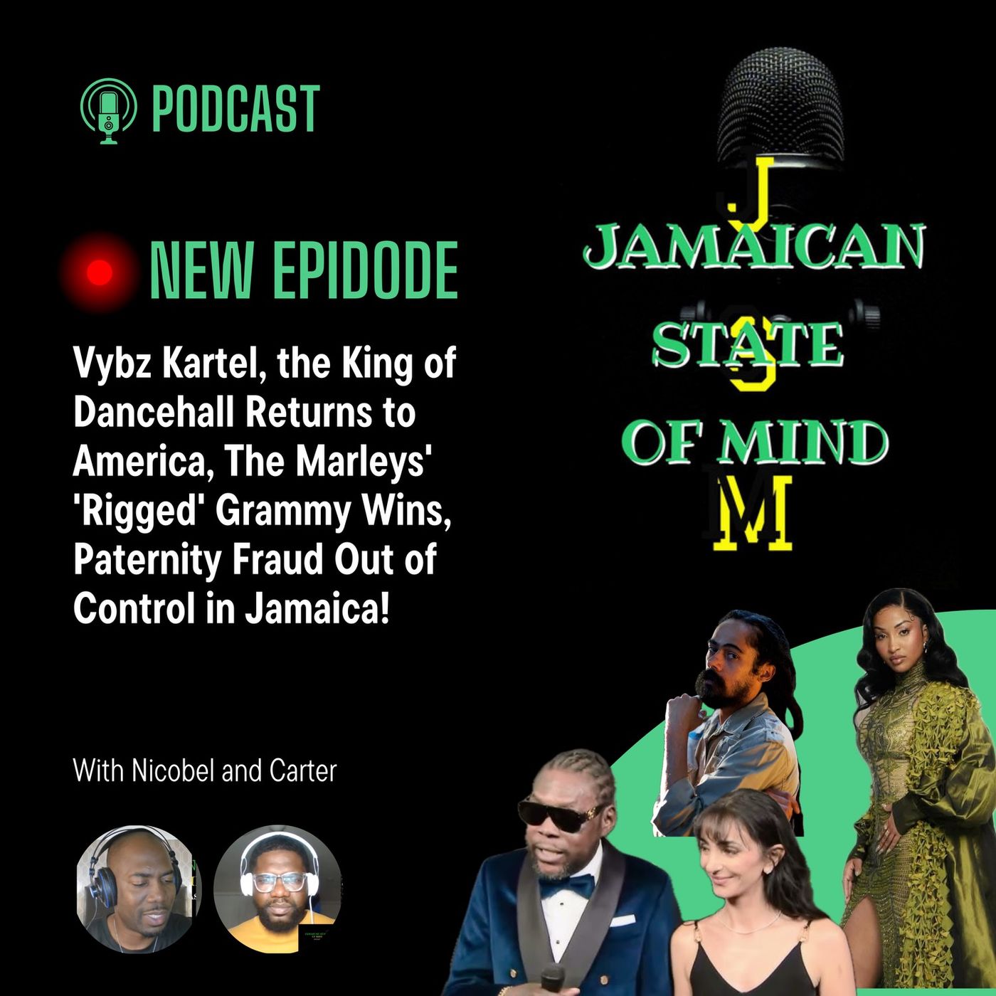 Vybz Kartel the king of dancehall return to America, the Marley Grammy Dilemma, Paternity fraud out of control!