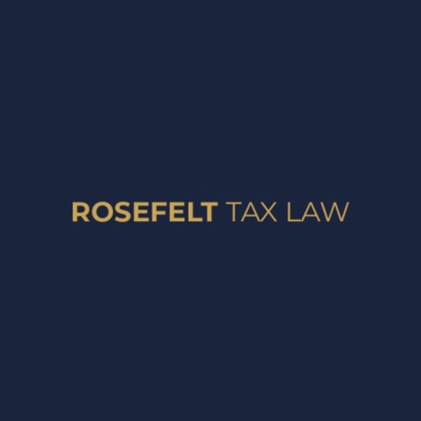 Rosefelt Tax Law cover art