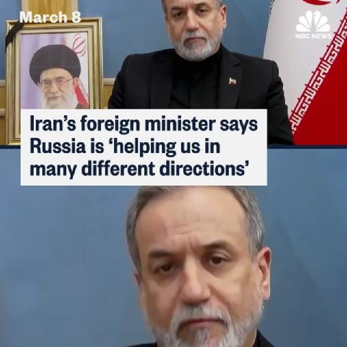 Iranian Foreign Minister Abbas Araghchi says in an exclusive interview with “Meet the Press” that Russia and Iran have a “very good partners episode artwork
