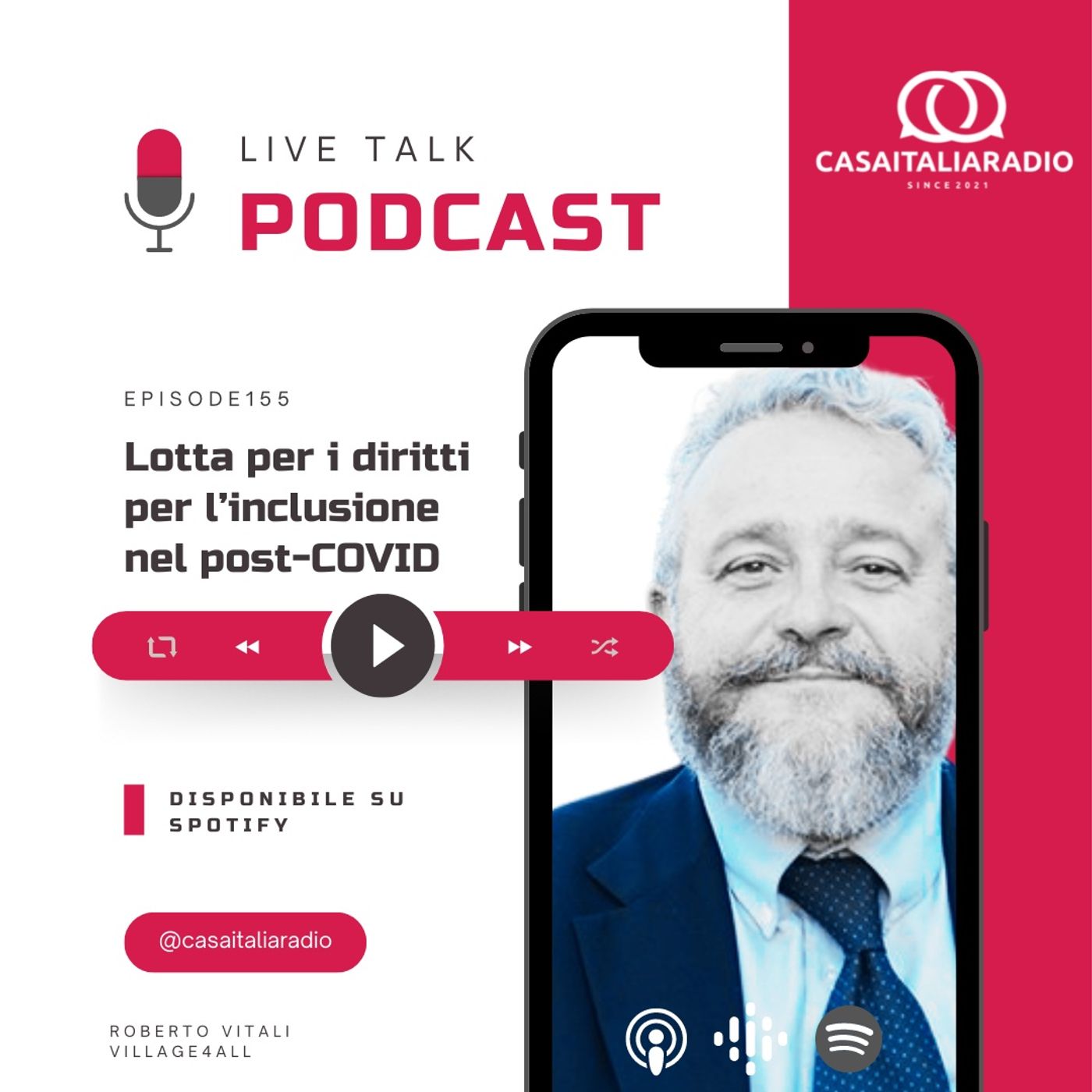 BM - Puntata N. 155 - Lotta per i diritti per l'inclusione nel post covid episode artwork