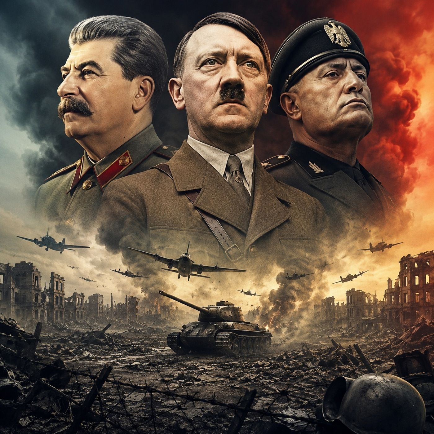 The Iron Trio: The Rise and Fall of WW2 Dictators