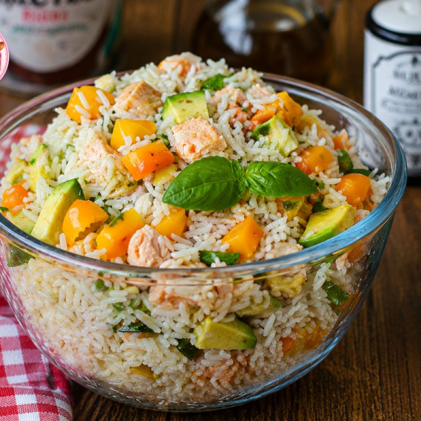 INSALATA DI RISO BASMATI con avocado Peperoni e Salmone "Ricetta Light" episode artwork