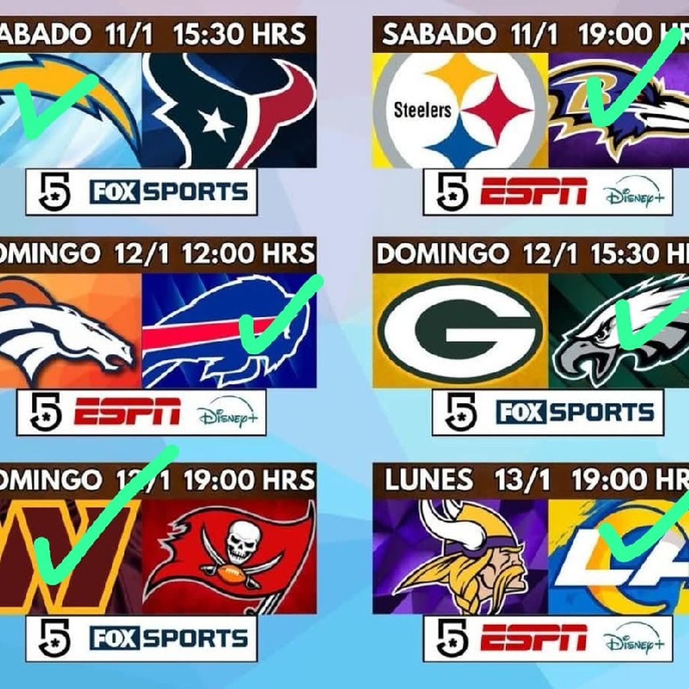 Hablando NFL a las Carreras