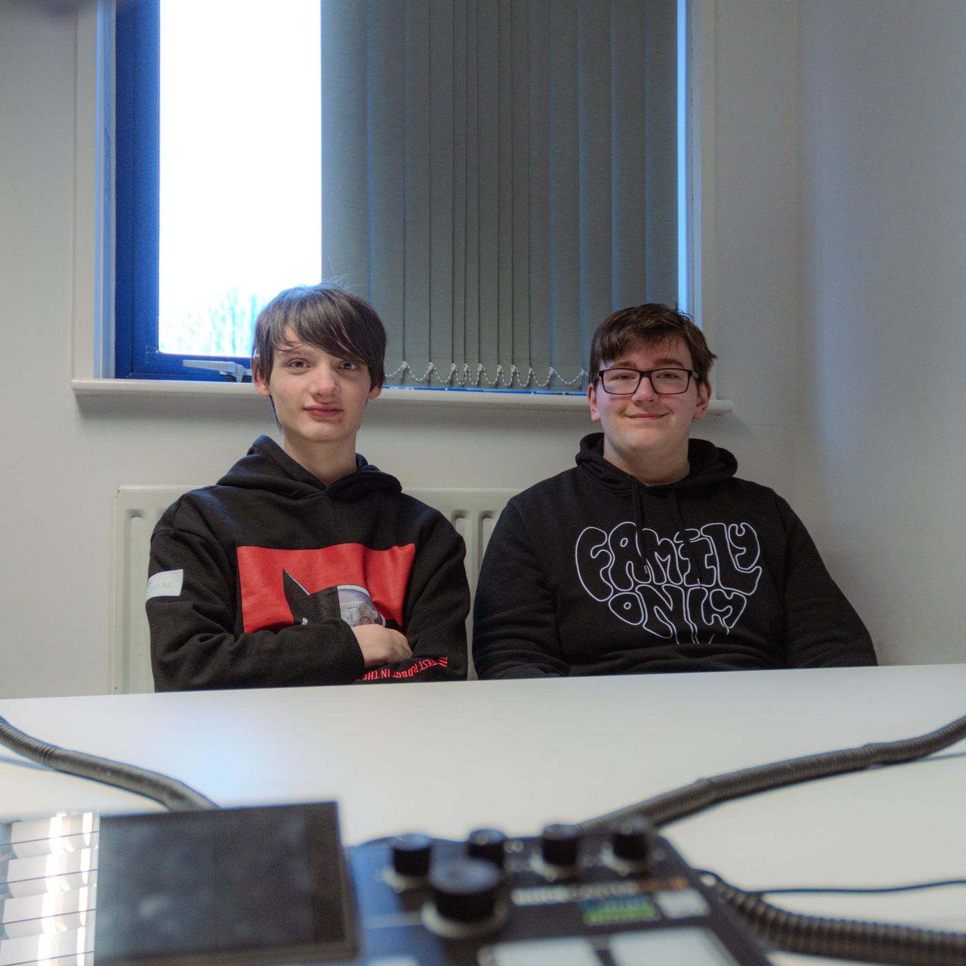 Episode 5: Dylan (SU President) and Oscar (LGBTQ & Disability Officer) discuss the Student Union episode artwork