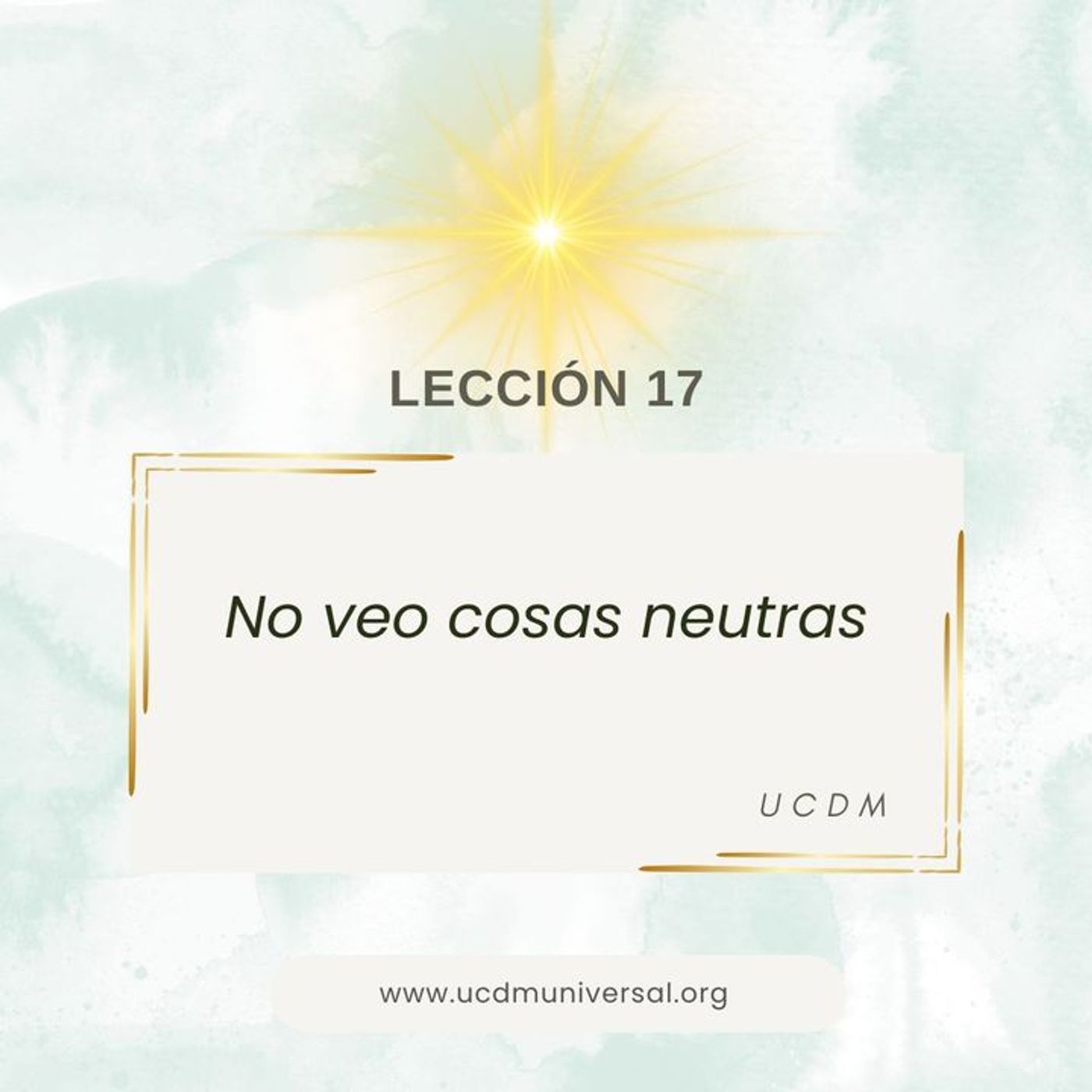 UCDM Universal LECCIÓN DEL DÍA