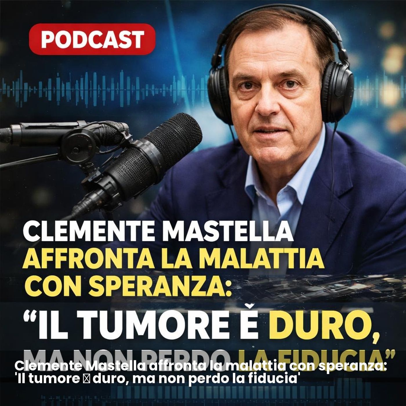 Clemente Mastella affronta la malattia con speranza: 'Il tumore è duro, ma non perdo la fiducia' episode artwork