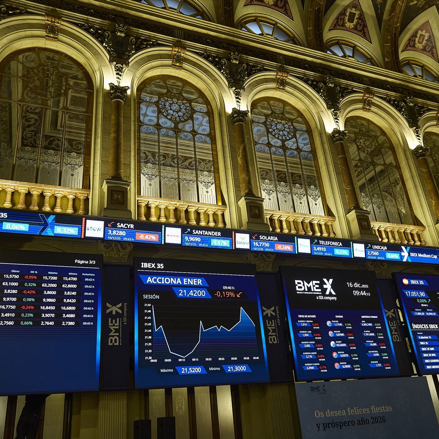 La Bolsa: El Ibex 35 bate récords en 2025 y se revaloriza más de un 50%