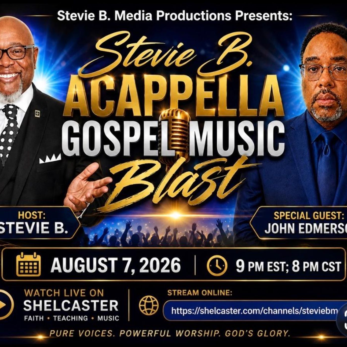 Stevie B. Acappella Gospel Music Blast - (Episode 362) episode artwork