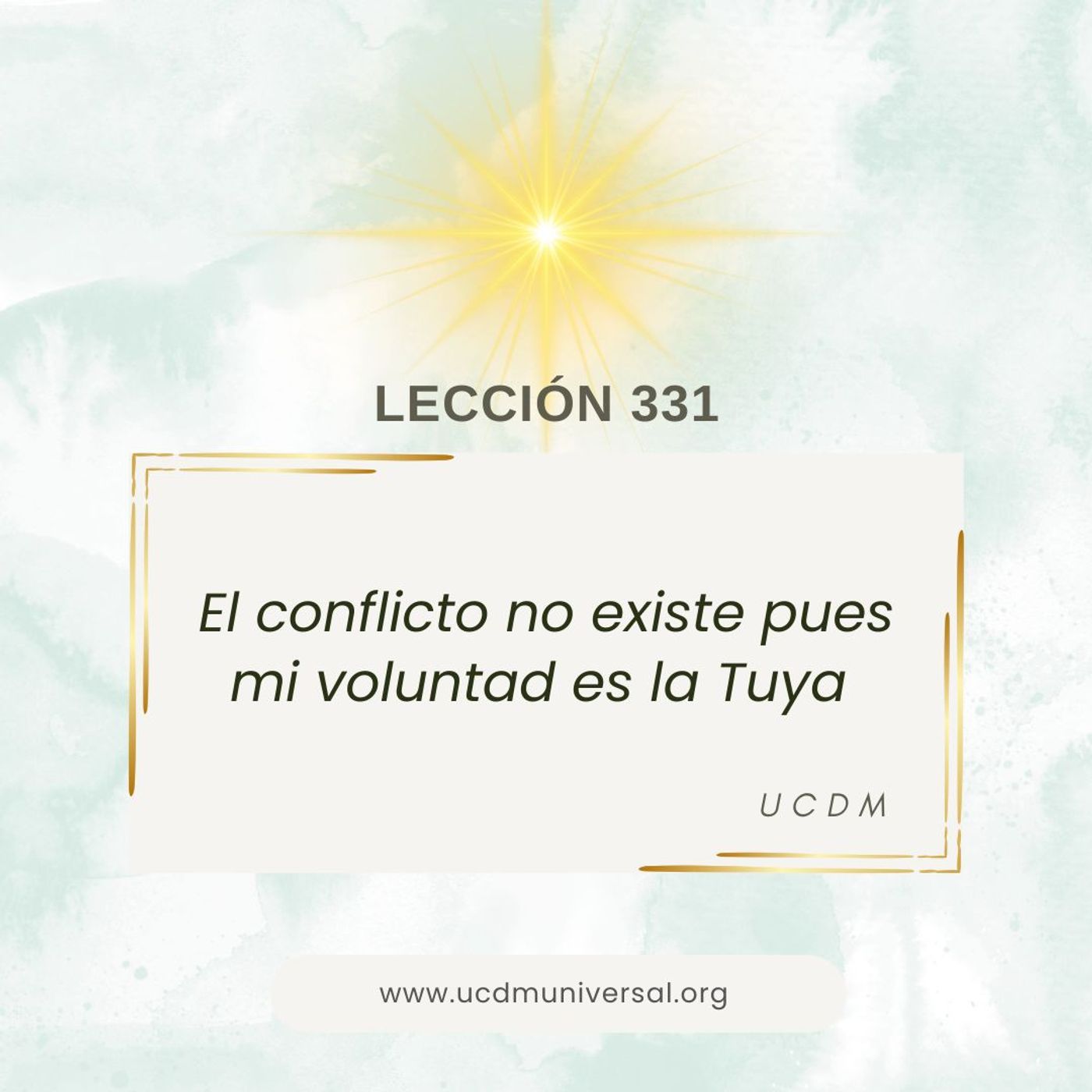 UCDM Universal LECCIÓN DEL DÍA