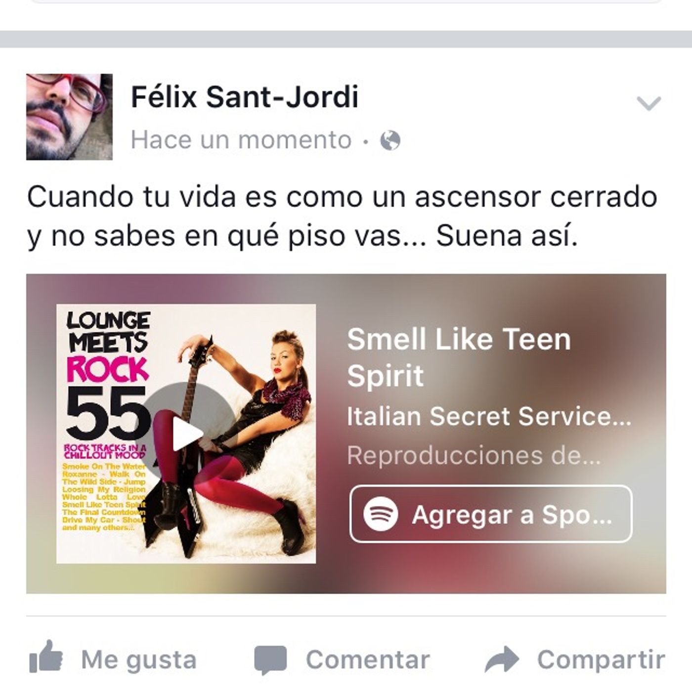 Spotify y  Music sin salir de Facebook