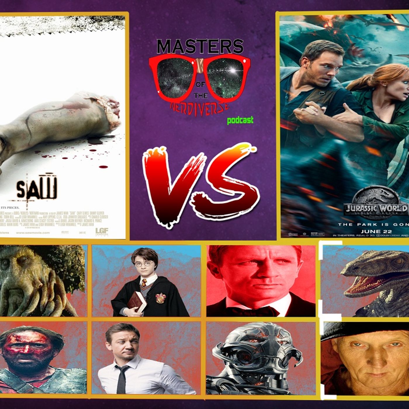 MOTN Random Select: Saw Vs. Jurassic Park - Fallen Kingdom episode artwork