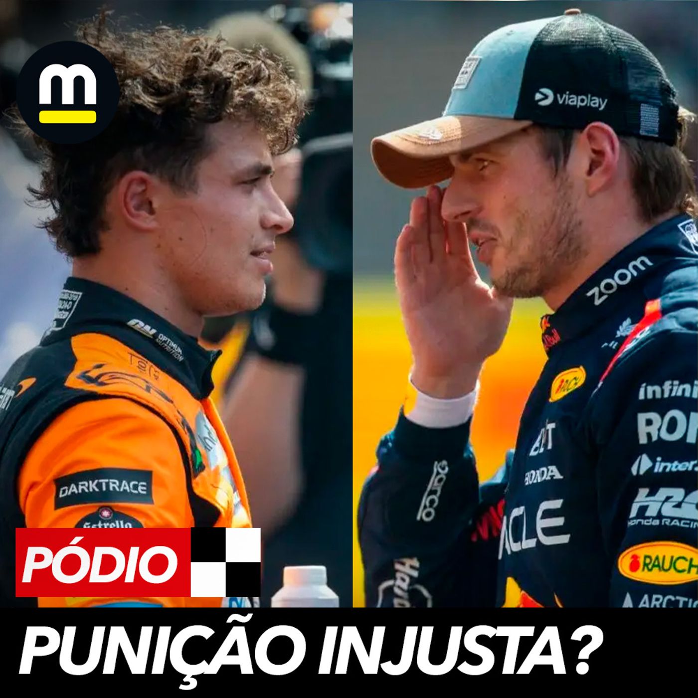Norris punido por incidente com Max: é justo? Leclerc vence em 1-2! | Rico Penteado e Nicolas Costa episode artwork