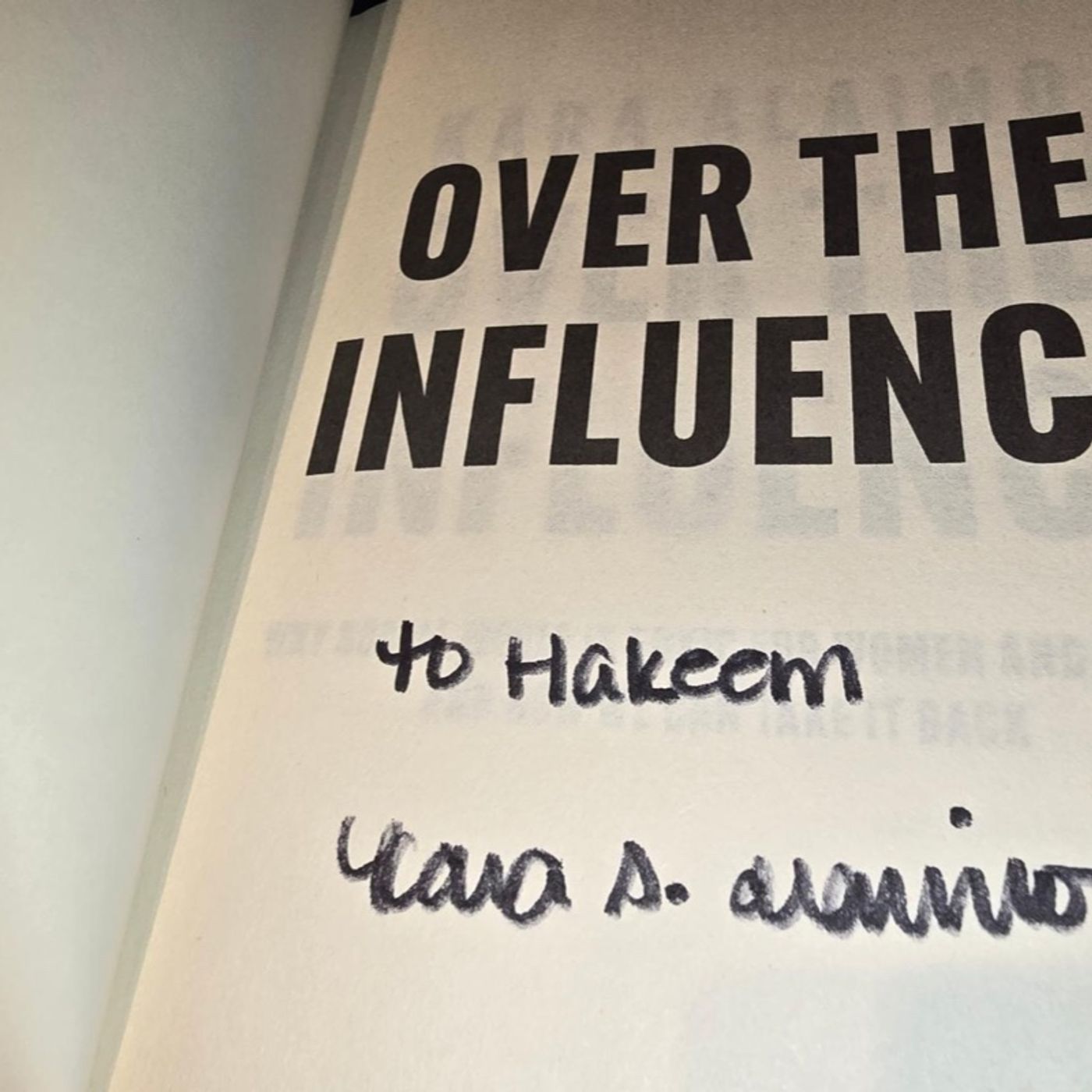 Over the Influence with Kara Alamo at Books & Books in Coral Gables