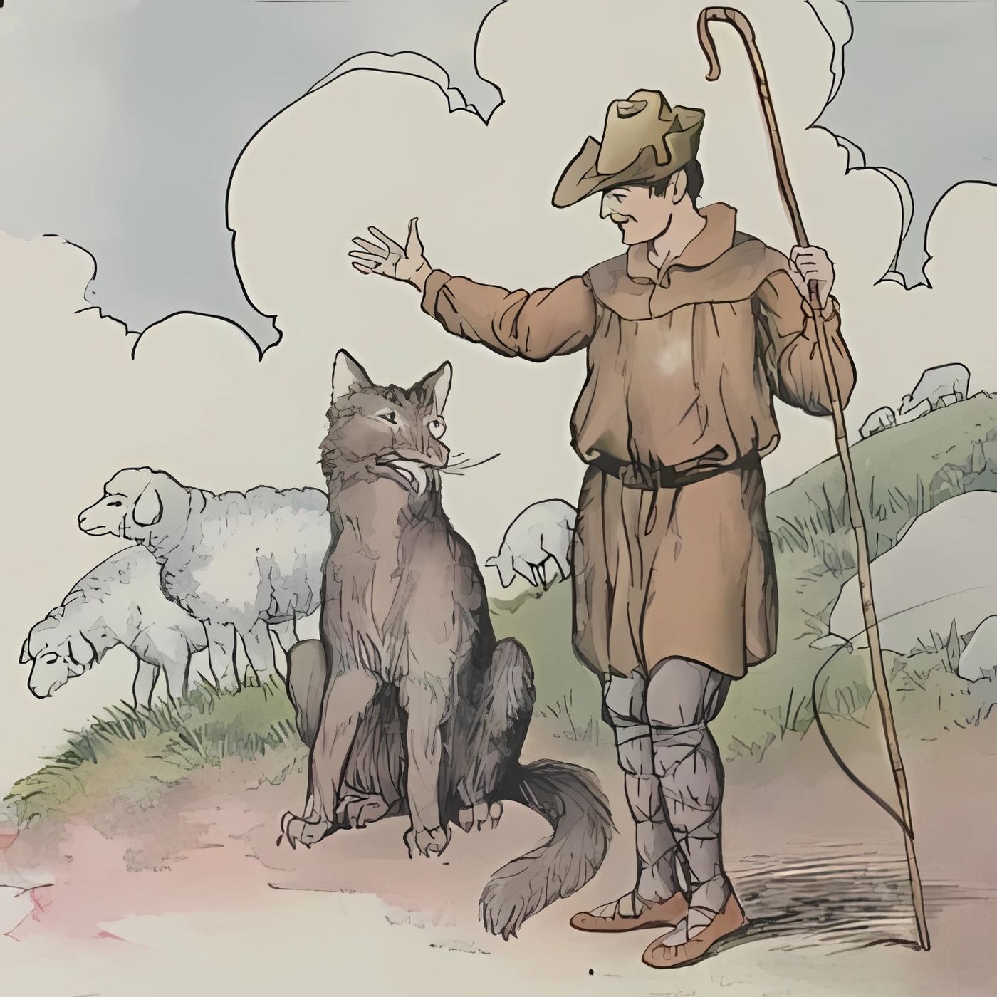 De Wolf en de Herder | Aesopus Fabels episode artwork