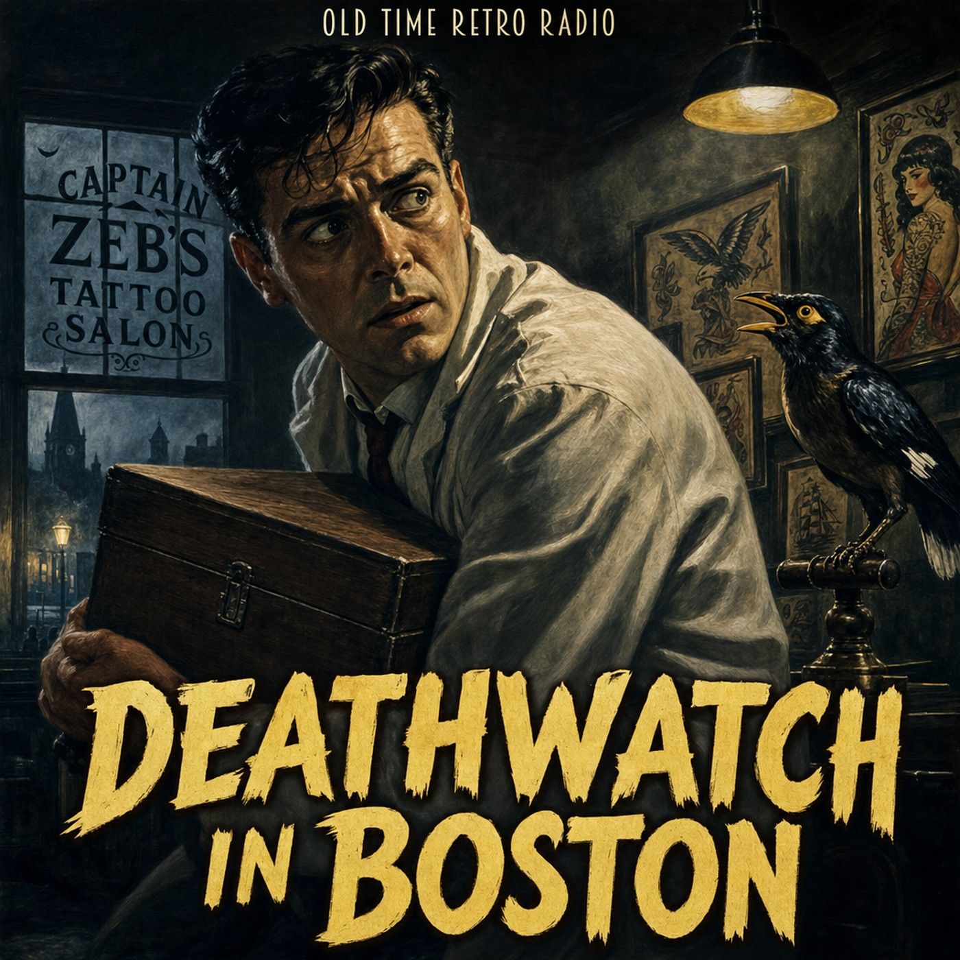 Inner Sanctum Mysteries - "Deathwatch in Boston" (Old Time Radio, 1948) episode artwork