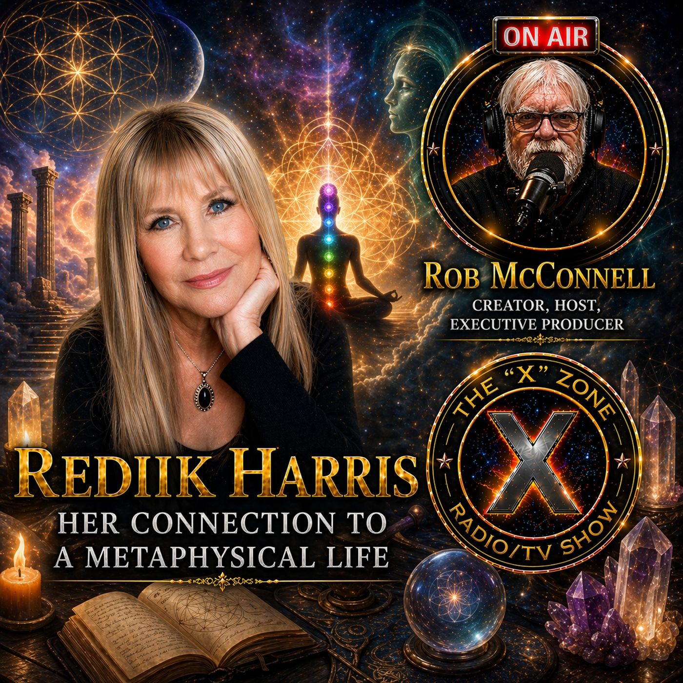 Rob McConnell Interviews - REDIIK HARRIS - Her Connection to A Metaphysical Life