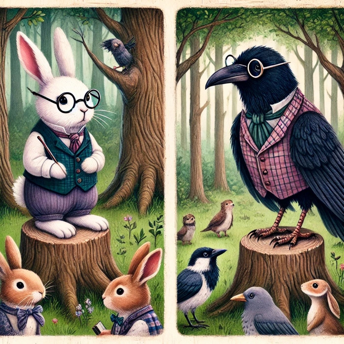 Little Jack Rabbit and Professor Crow
