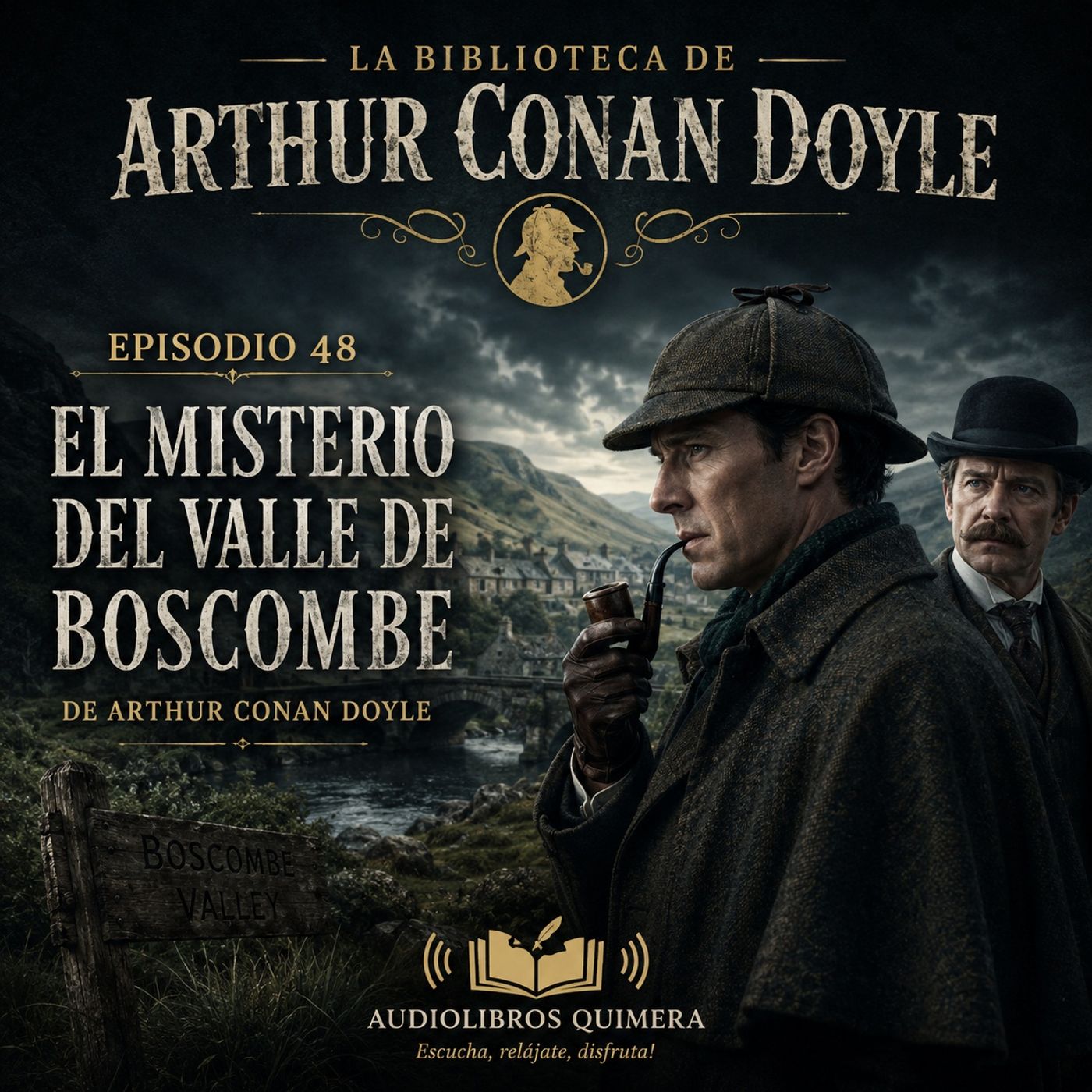 48 - El Misterio del Valle de Boscombe - Arthur Conan Doyle episode artwork