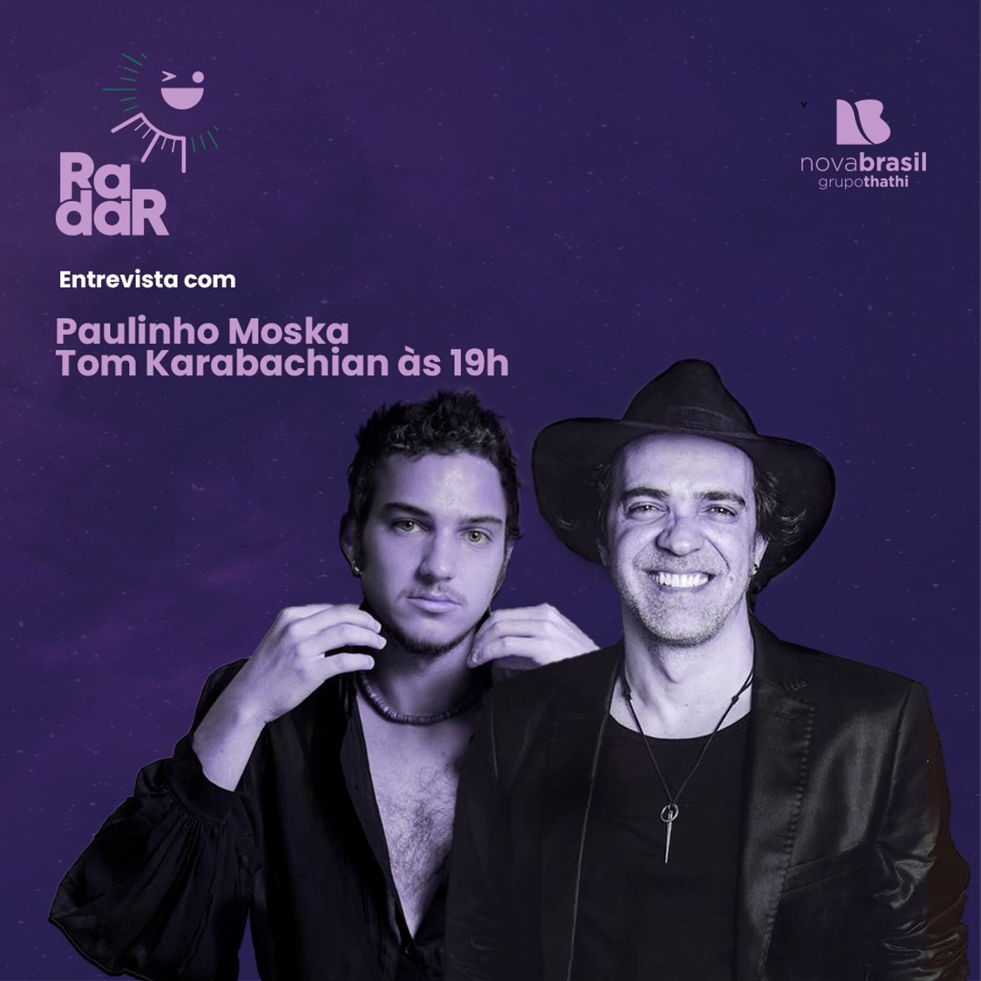 RadarCast Especial 30 anos de carreira de Paulinho Moska (Part. Tom Karabachian) episode artwork
