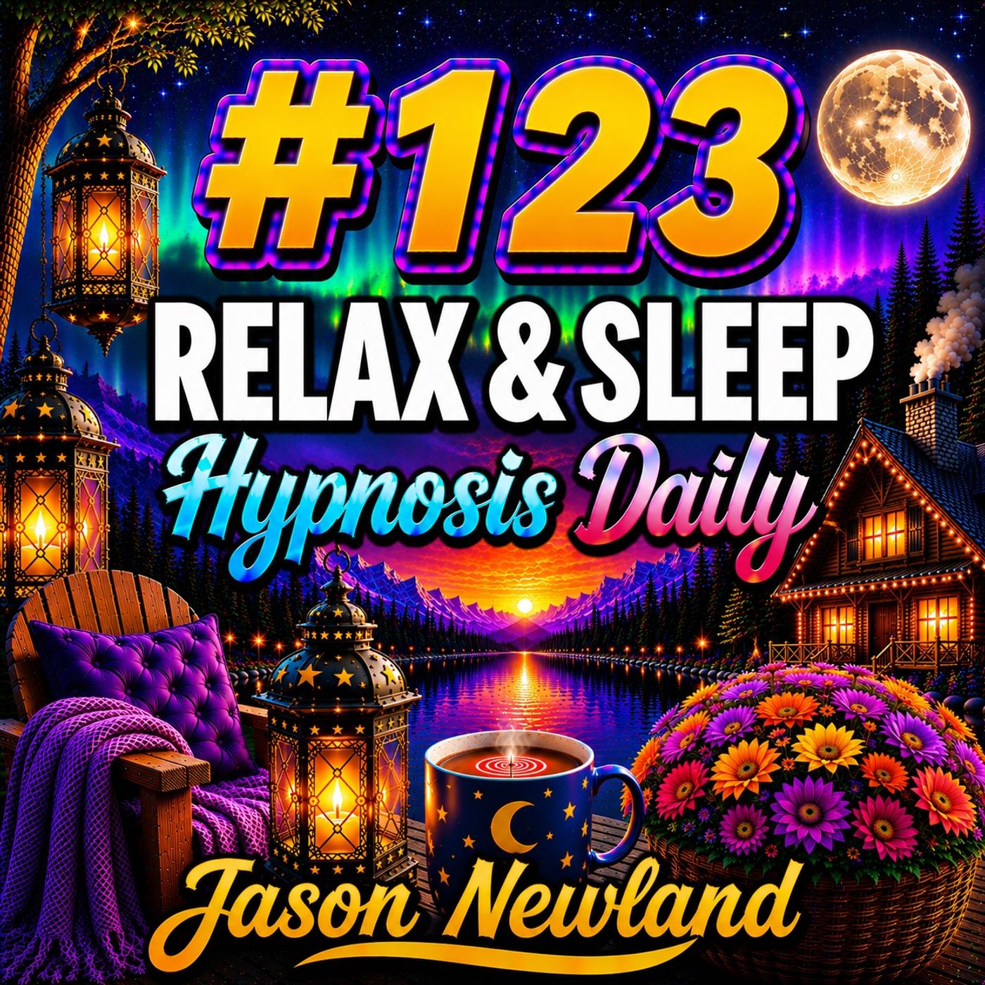 #123 Relax & Sleep Hypnosis Daily - RELAXING EASILLY (Jason Newland) episode artwork