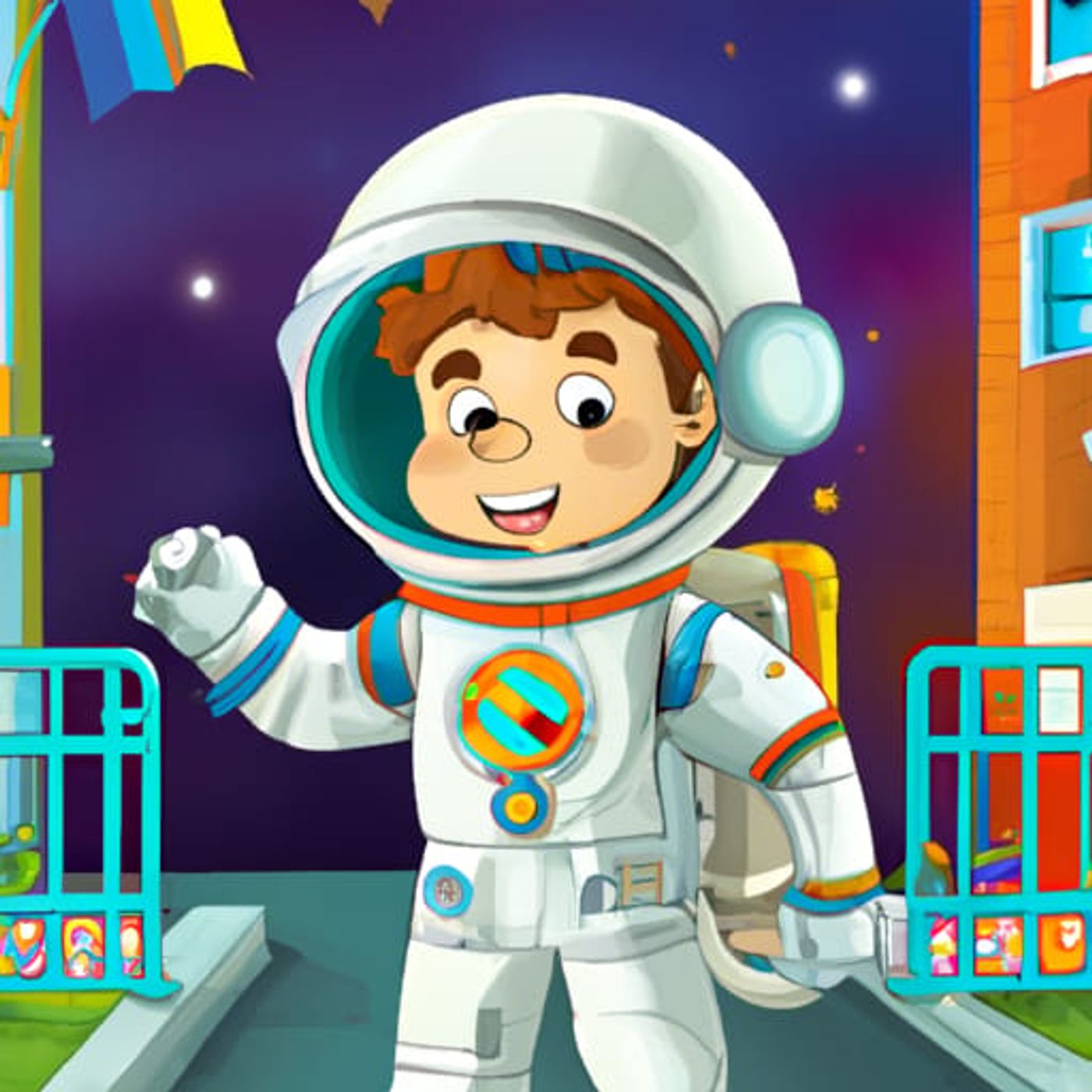 De carnavalskleding van Niels | Verhaaltjes over Astronauten episode artwork