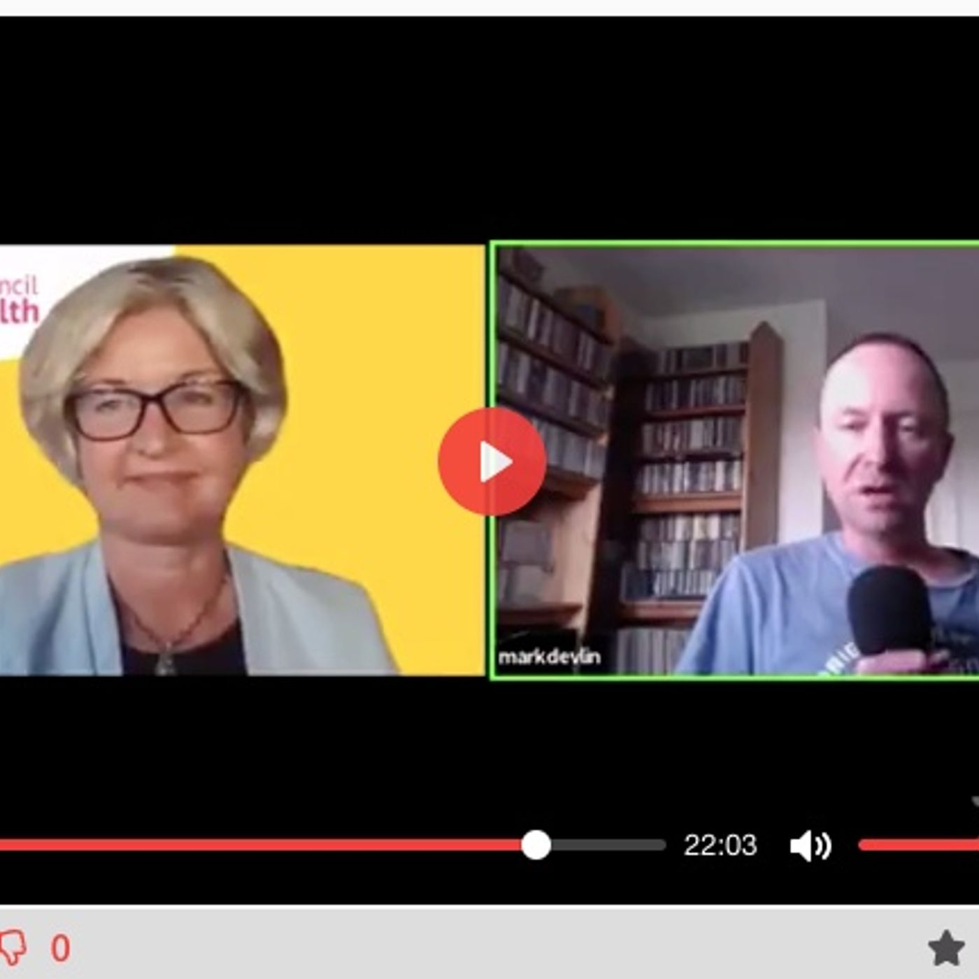 Mark Devlin guests on World Council for Health's Better Way livestream, 15/5/23