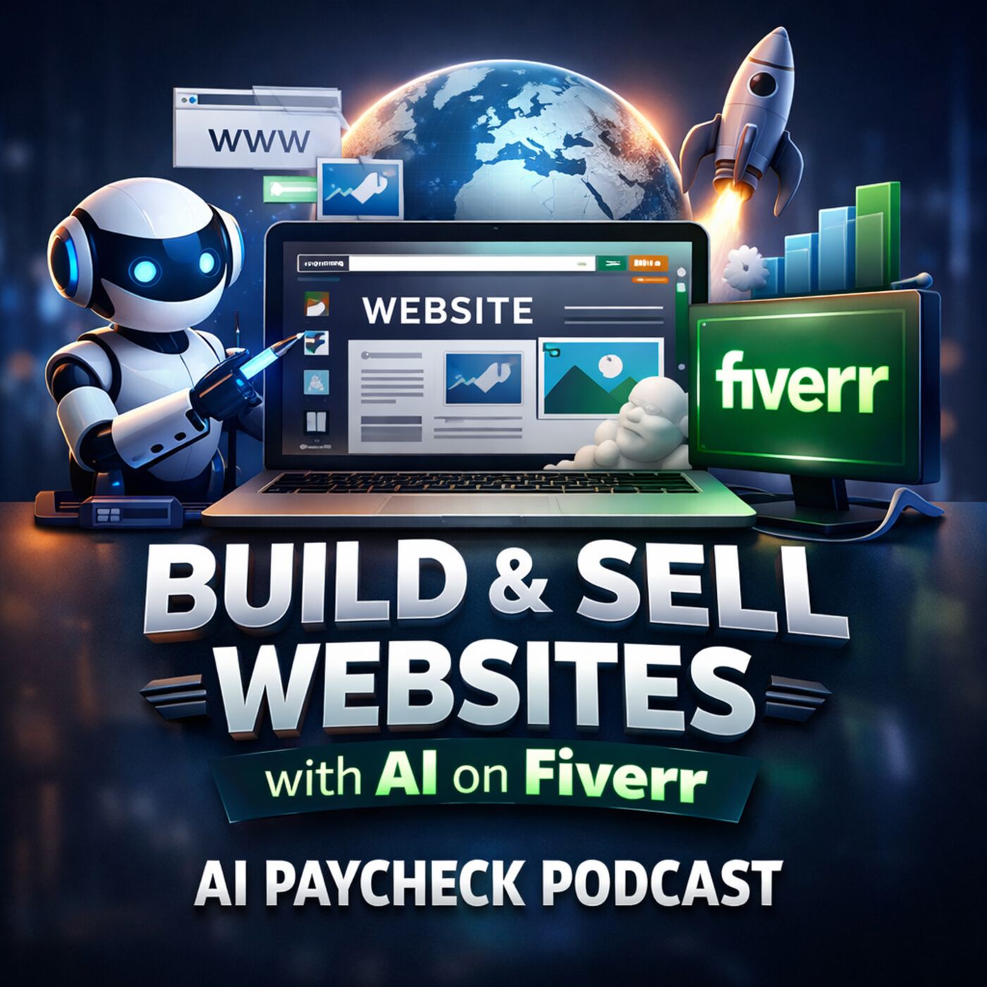 Build & Sell Websites with AI on Fiverr