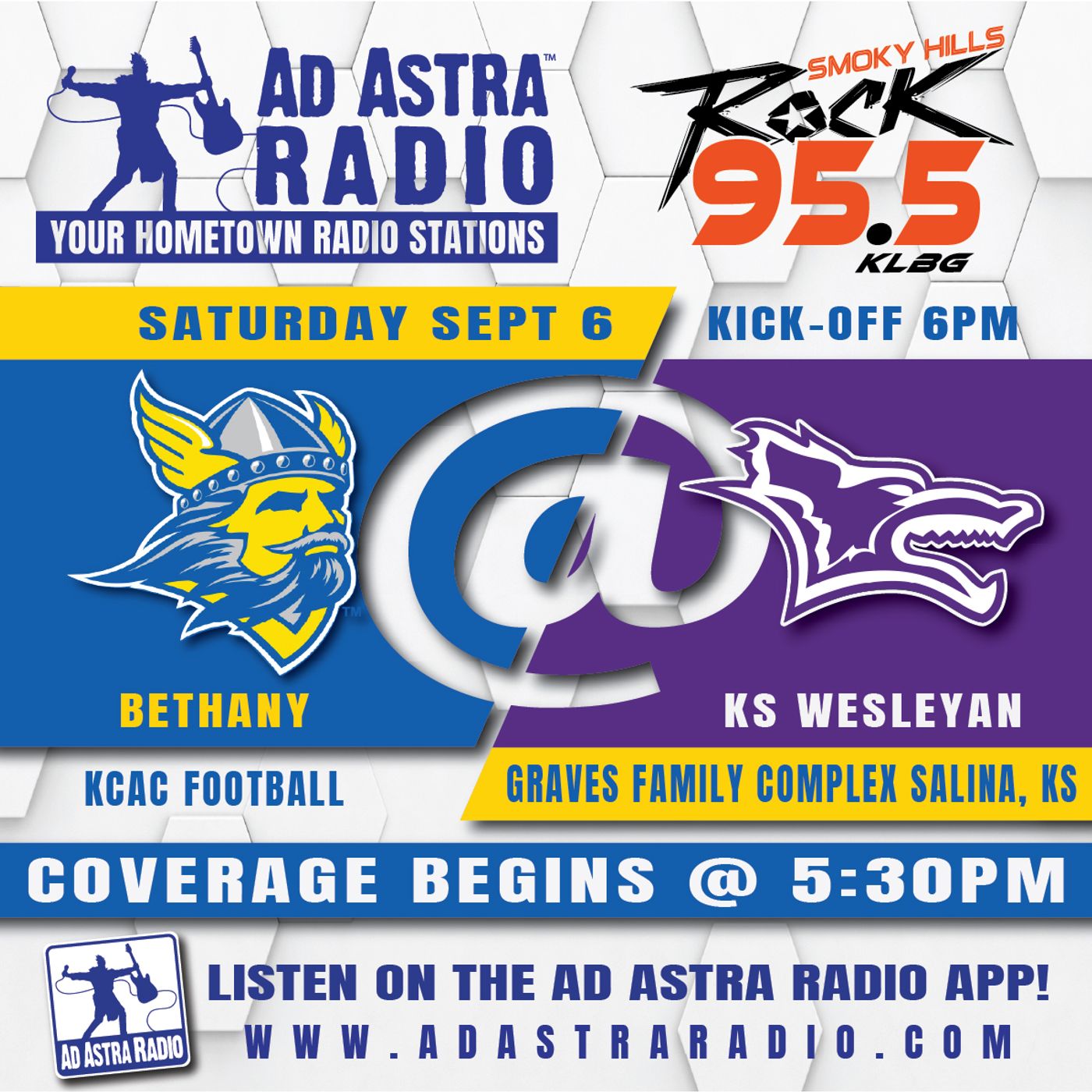 Bethany Swedes at Kansas Wesleyan Coyotes Football (September 6, 2025) episode artwork