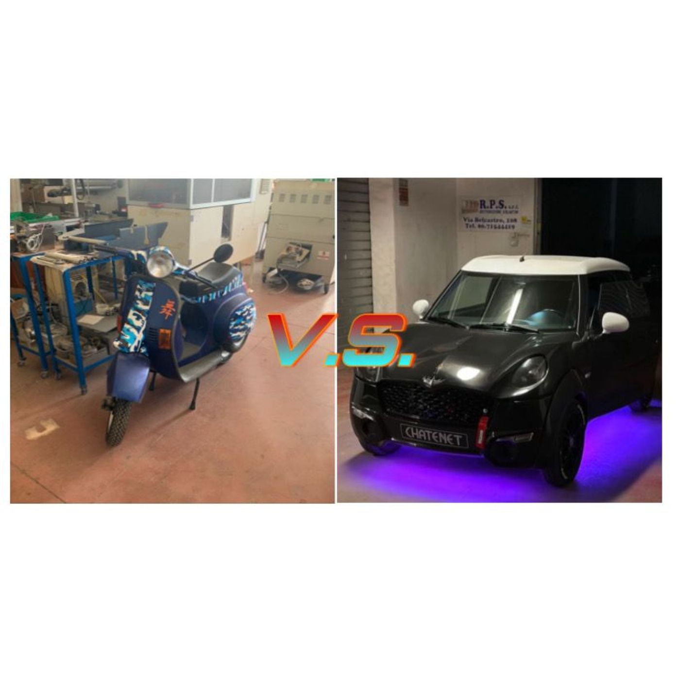 #Verona Macchinette o motorini?