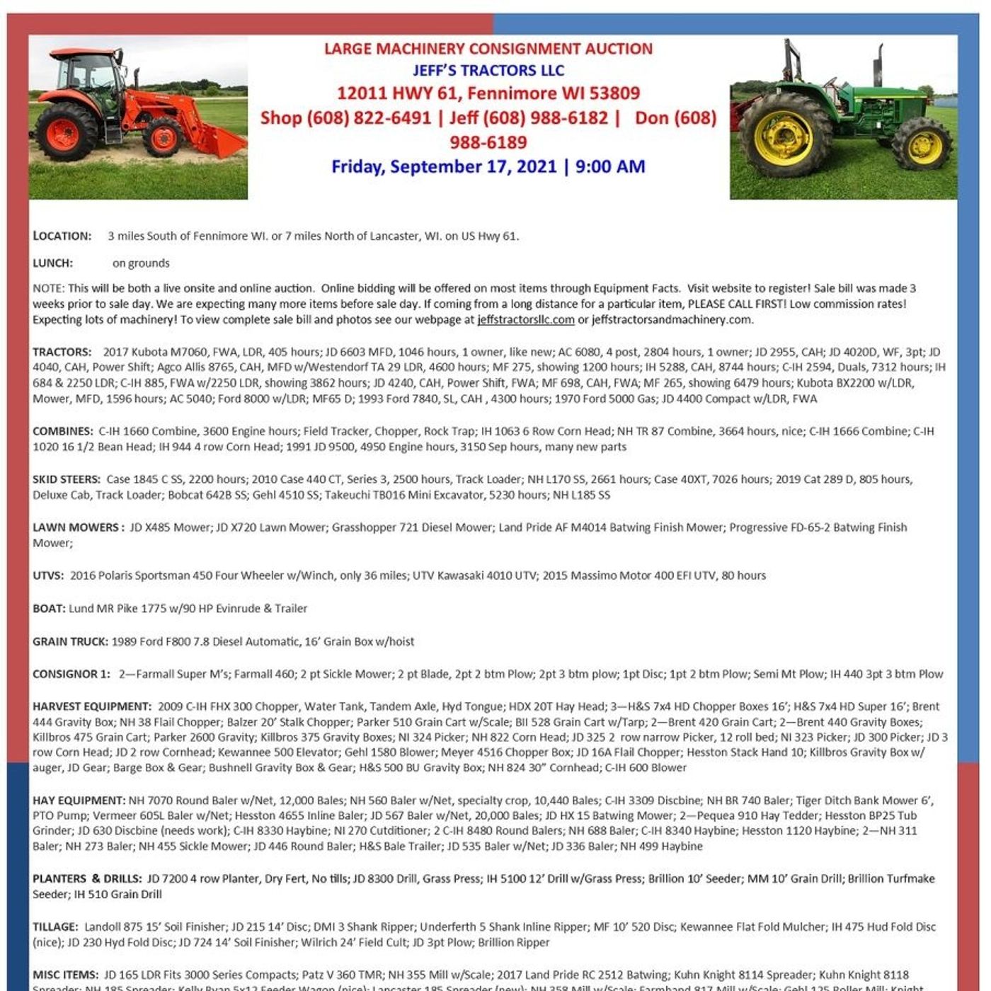 Jeff's Tractors - Informational Podcast episode artwork