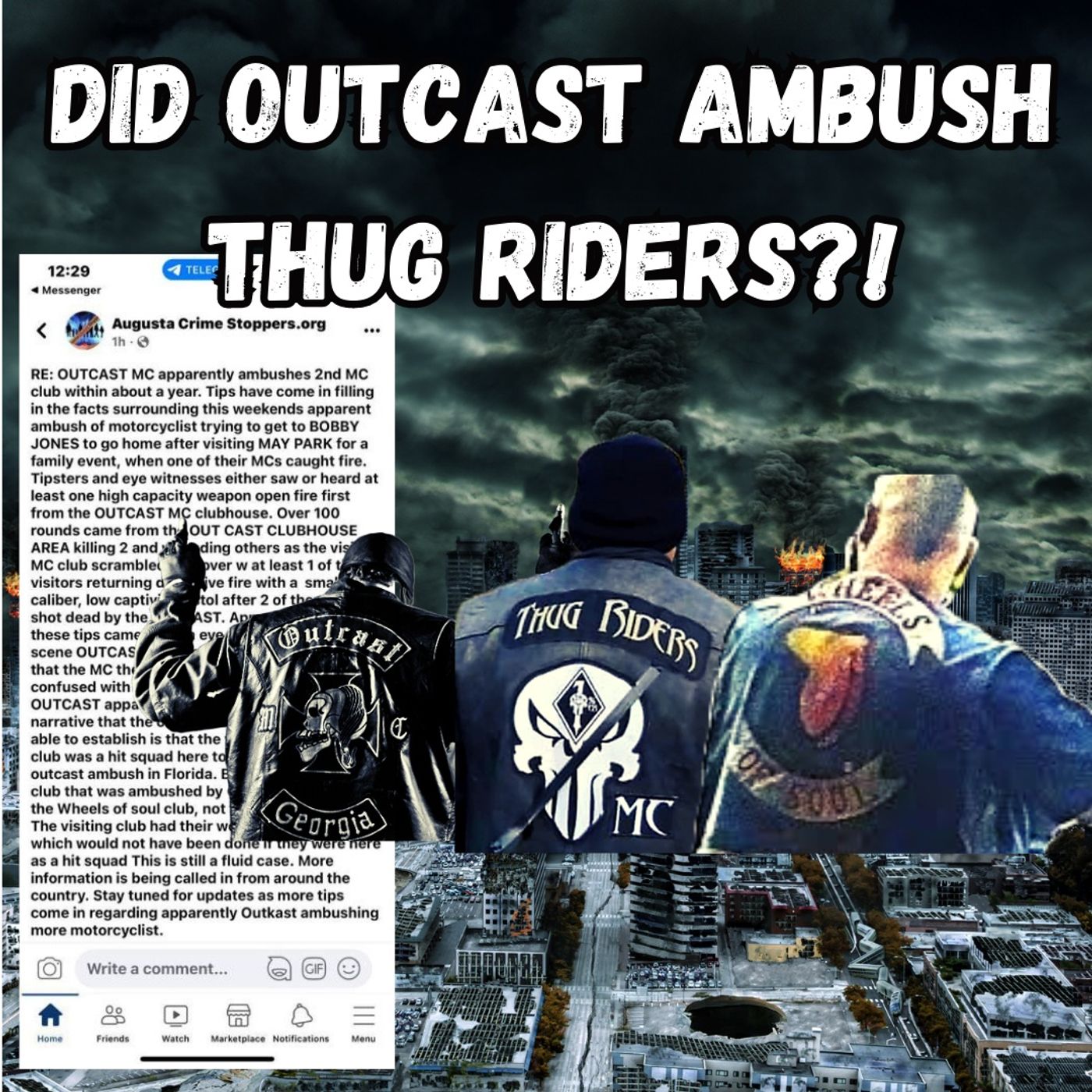 Outcast Accused of Ambushing Thug Riders + Former Pagan's Jersey Killed