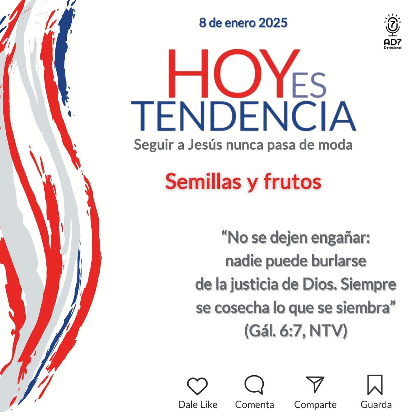 Semillas y frutos ~ Devocional de Jóvenes ~ 8 de enero 2025