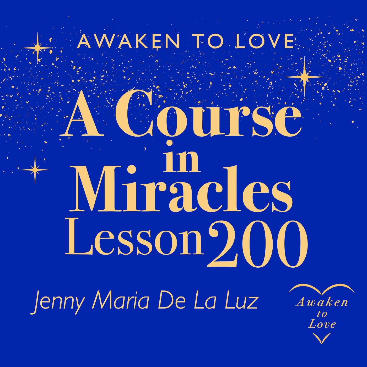 ACIM Lesson 200, There is no peace except the peace of God, A Course in Miracles episode artwork