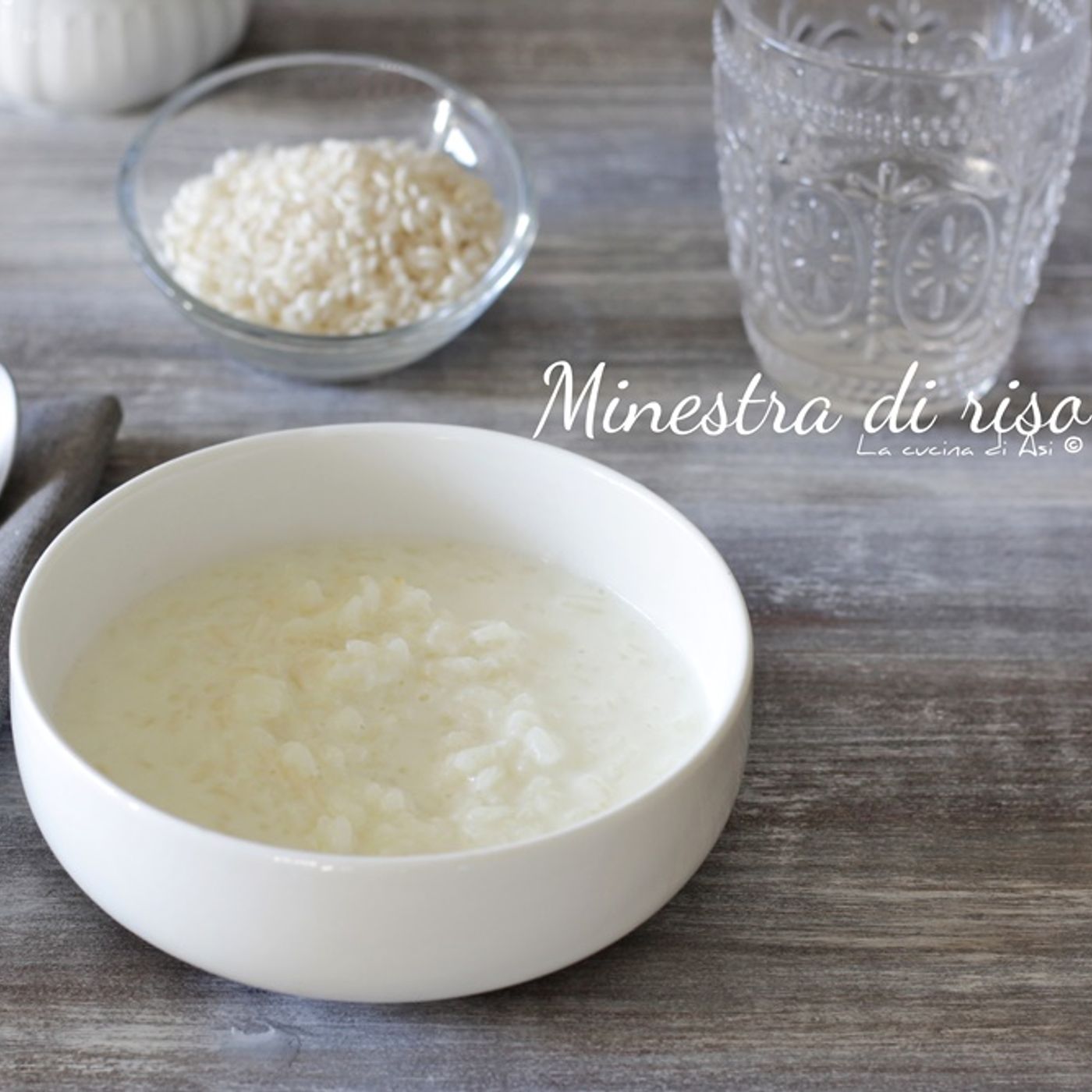 MINESTRA  di riso e latte