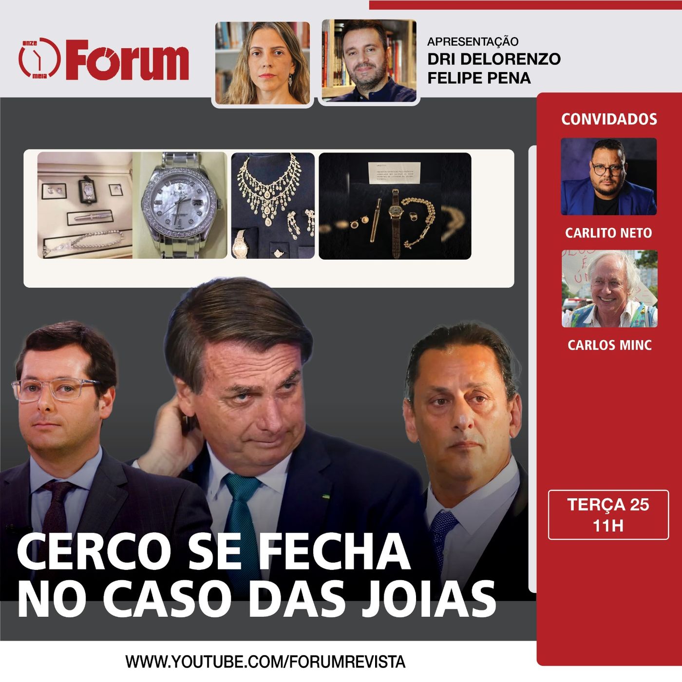 Joias: advogados de Bolsonaro no centro da investigação | Brasil Paralelo quer formar professores episode artwork
