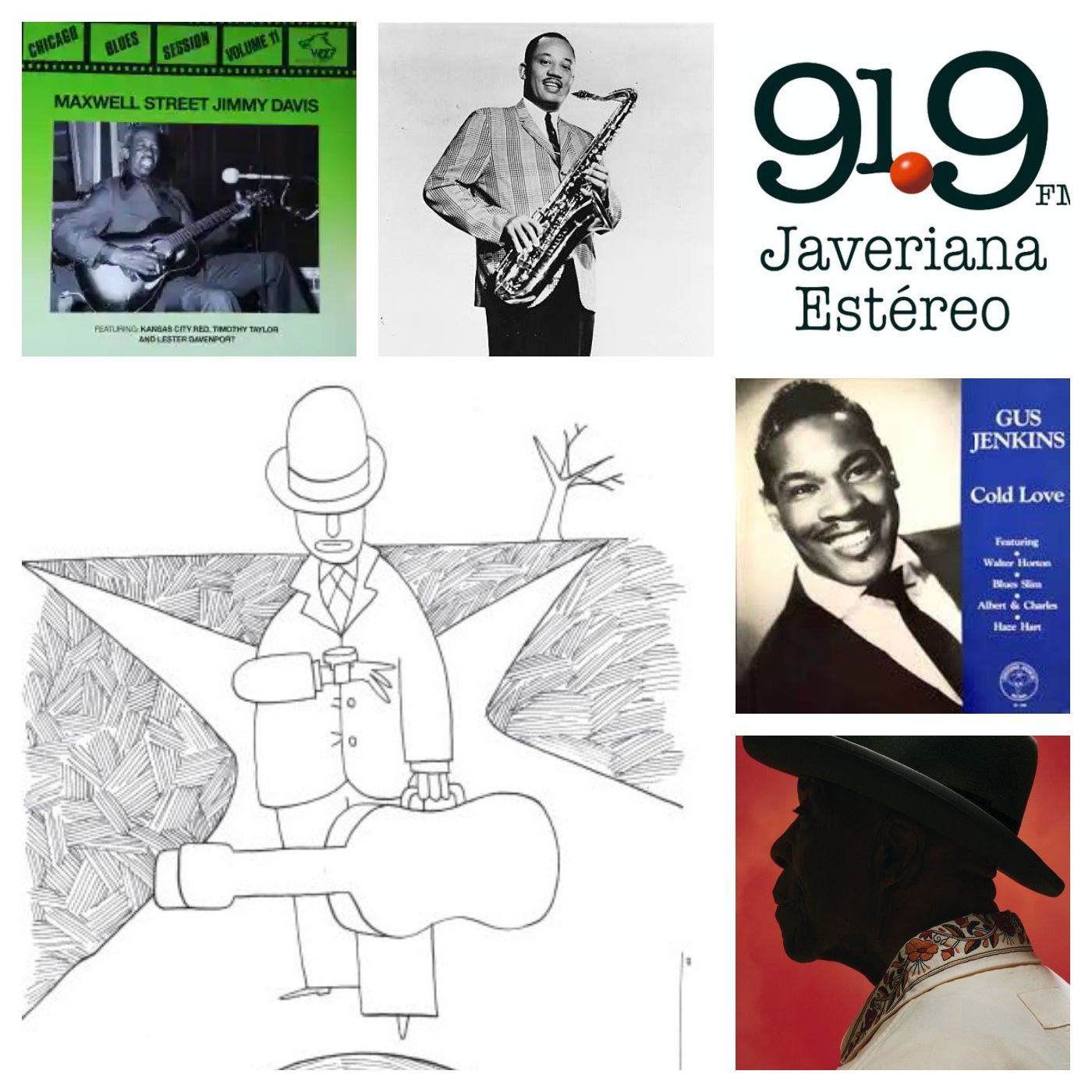 2025-50 Gus Jenkins, Maxwell Street Jimmy Davis, Joe Houston, Buddy Guy 2025-50 Gus Jenkins, Maxwell Street Jimmy Davis, Joe Houston, Buddy Guy