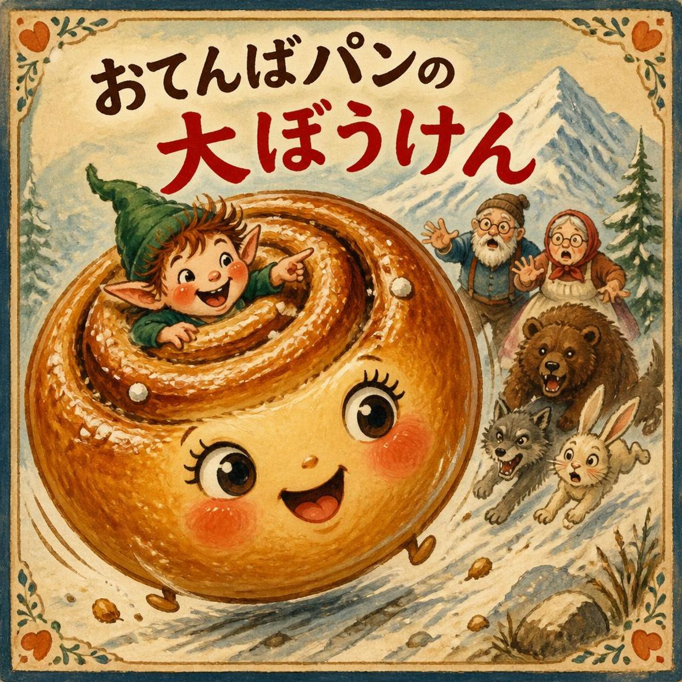 山の上から大脱走！おてんばパンのコロコロ大冒険 ｜ スラブの昔話 episode artwork