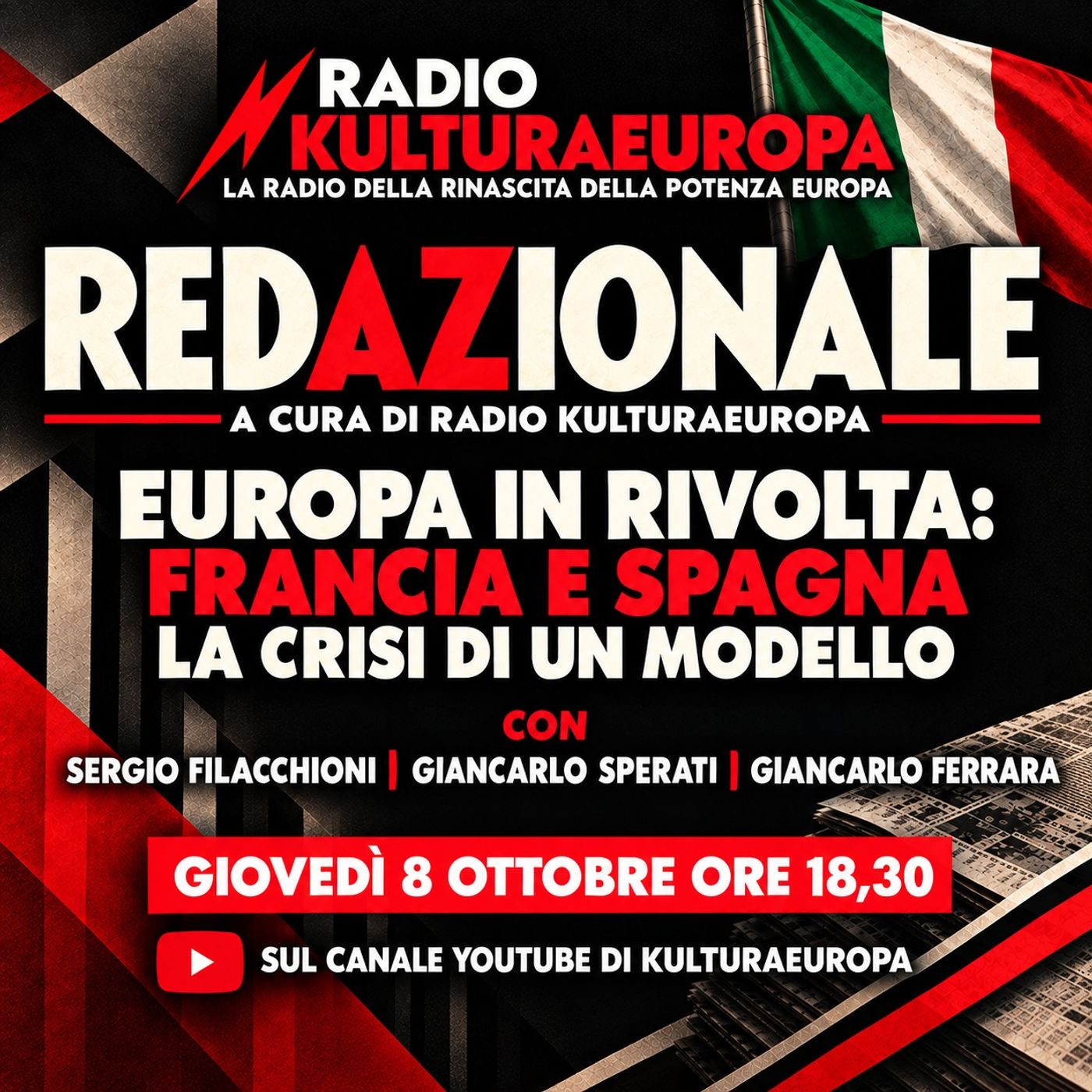 REDAZIONALE - Europa in rivolta, Francia e Spagna la crisi di un modello. episode artwork