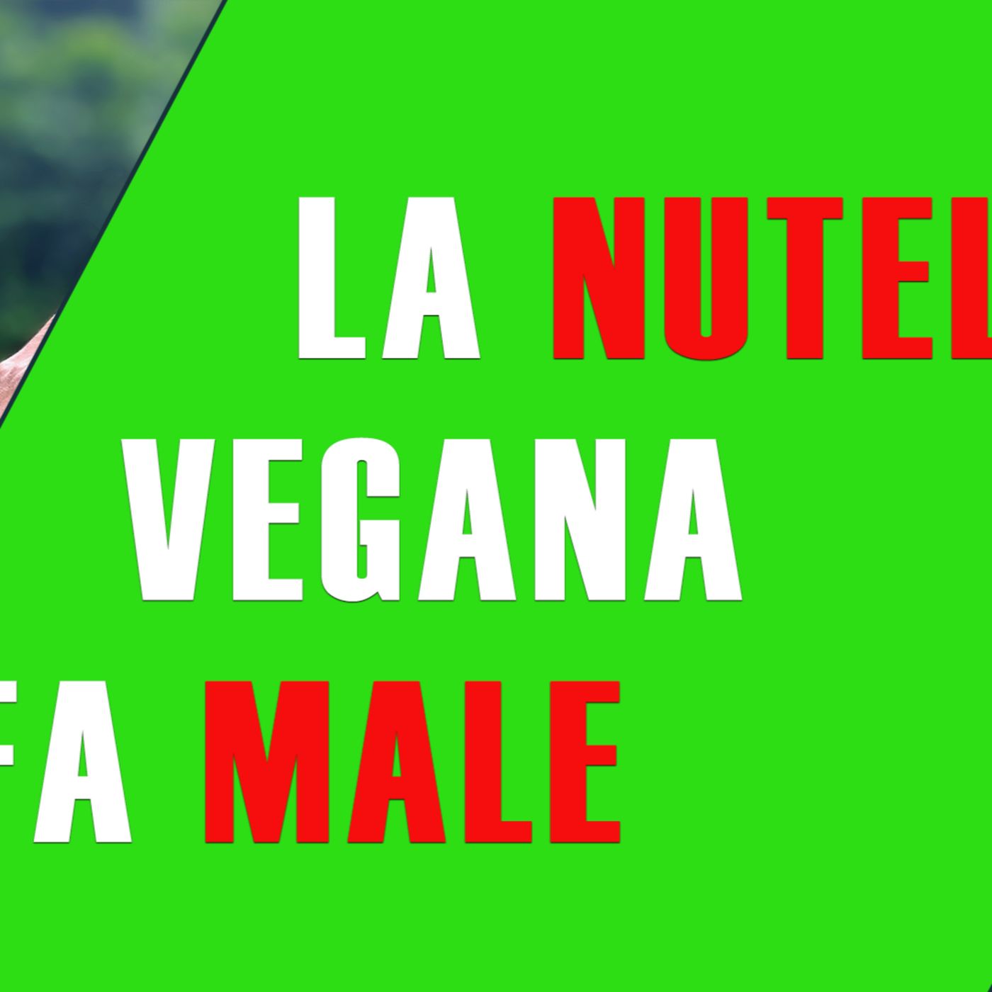 La Nutella vegana fa MALE lo stesso