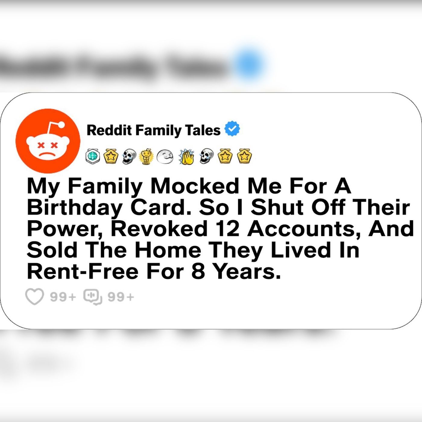 My Family Mocked Me For A Birthday Card. So I Shut Off Their Power, Revoked... - Reddit Family Tales episode artwork