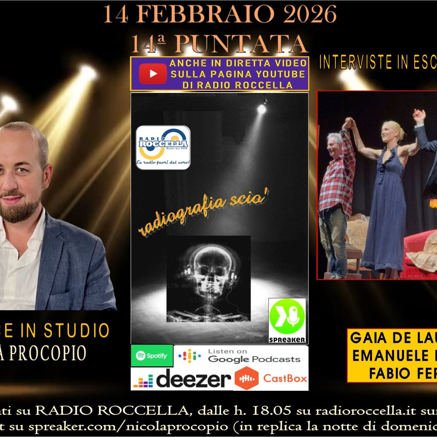 Radiografia Scio' - N.14 del 14-02-2026 episode artwork
